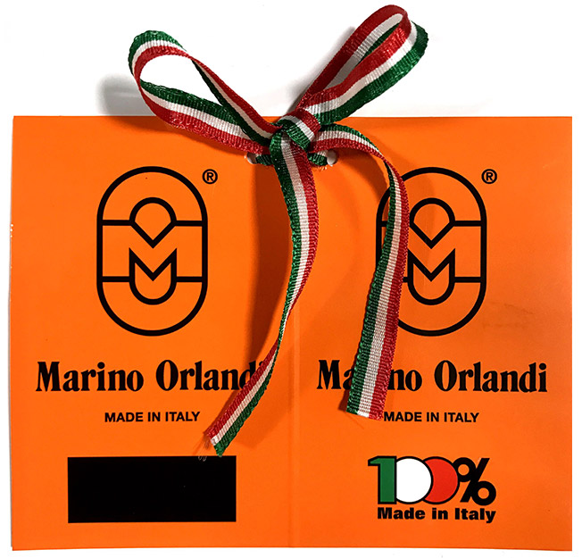 Check The Tag Marino Orlandi 100% Made in Italy